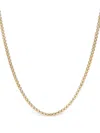 David Yurman 18kt Yellow Gold Box Chain Necklace In Gold