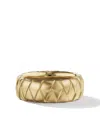 David Yurman 18kt Yellow Gold Cairo Wrap Band Ring (8mm) In Gold
