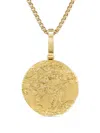 David Yurman 18kt Yellow Gold Wave Pendant In Gold