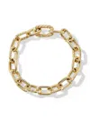 David Yurman 18kt Yellow Gold Madison Chain Bracelet In Gold