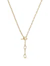 David Yurman 18kt Yellow Gold 3-ring Chain Necklace In Gold