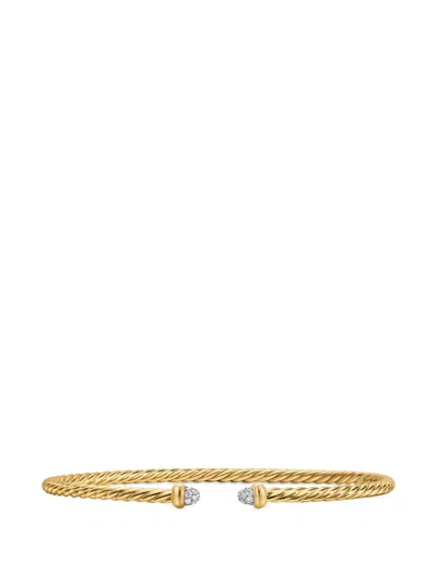 David Yurman 18kt Yellow Gold Flex Bracelet