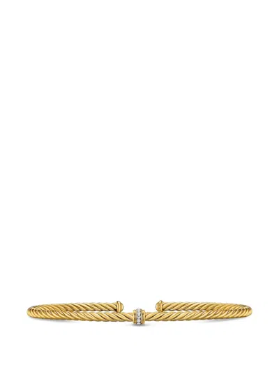 David Yurman 18kt Yellow Gold Flex Center Bracelet