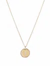 David Yurman 18kt Yellow Gold Initial J Diamond Charm Necklace In Gold