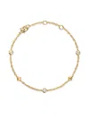 David Yurman 18kt Yellow Gold Renaiss Diamond Bracelet In Gold