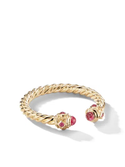 David Yurman 2.5mm Renaissance Ring With Rubies In 18k Gold In Ruby ...