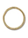 David Yurman 18kt Yellow Gold Sculpted Cable Chain Necklace In Gold