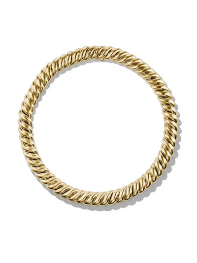 David Yurman 18kt Yellow Gold Sculpted Cable Chain Necklace