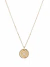 David Yurman 18kt Yellow Gold Initial X Diamond Charm Necklace In Gold