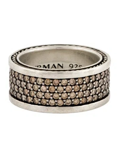 Pre-owned David Yurman 2.28ctw Diamond Streamline Four-row Band In Multi