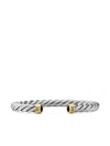David Yurman 6mm Cable Classic Cuff Bracelet In Ms8bbo