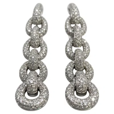 Pre-owned David Yurman 7 Carat Diamond Earrings In Multi