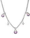 DAVID YURMAN DAVID YURMAN ACORN 14K & SILVER AMETHYST NECKLACE (AUTHENTIC PRE-OWNED)