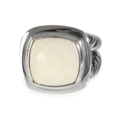 David Yurman Albion Agate Ring In Sterling Silver In Metallic