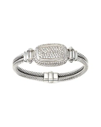 DAVID YURMAN DAVID YURMAN ALBION SILVER 1.00 CT. TW. DIAMOND BRACELET (AUTHENTIC PRE-LOVED)