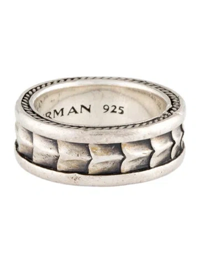 Pre-owned David Yurman Armory® Band Ring In Multi