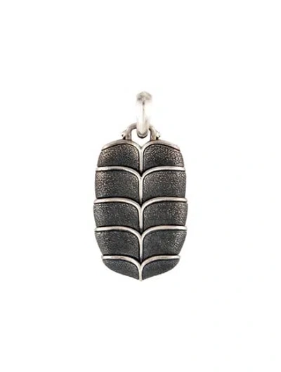 Pre-owned David Yurman Armory Shield Tag Pendant, 1.75" In Multi