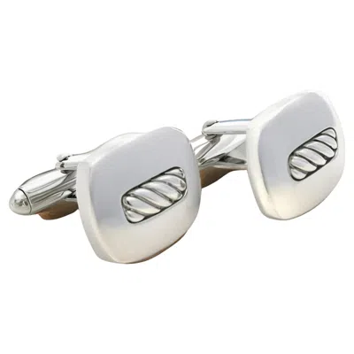 Pre-owned David Yurman Authentic Estate Cufflinks Silver In Multi
