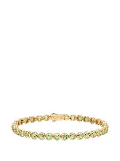 David Yurman Bezel Set Tennis Bracelet In Gold