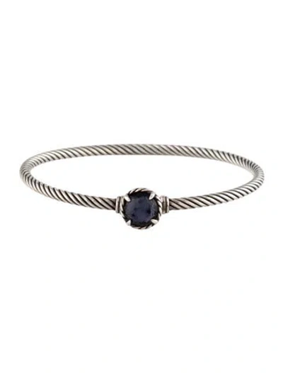 Pre-owned David Yurman Black Orchid Châtelaine Bracelet, 6.5" In Multicolor