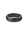 David Yurman Men's Beveled Band Ring In Black Titanium In Black