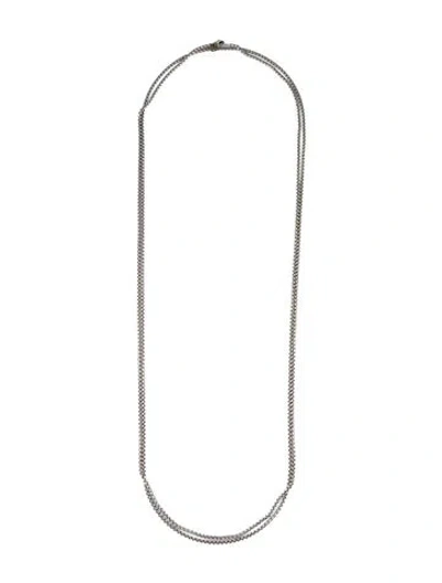 Pre-owned David Yurman Box Chain Necklace, 72" In Multi