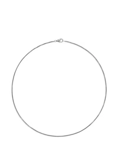 David Yurman Box Chain Necklace In Metallic