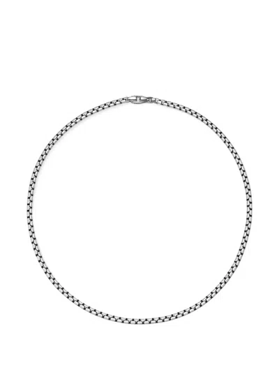 David Yurman Box-chain Necklace In Metallic