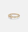 David Yurman Cable 18kt Gold Ring With Diamonds In Gold