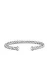David Yurman Cable-chain Slip-on Bracelet In Silver