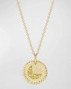 DAVID YURMAN CABLE COLLECTIBLE MOON AND STAR PENDANT NECKLACE
