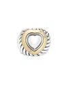 DAVID YURMAN DAVID YURMAN CABLE COLLECTION 18K & SILVER 0.04 CT. TW. DIAMOND RING  (AUTHENTIC PRE-OWNED)