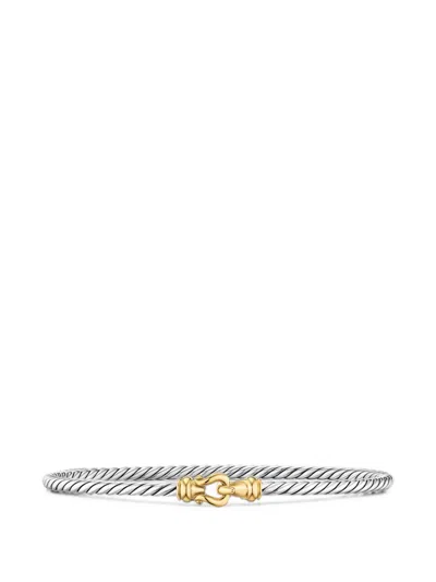 David Yurman Cable Flex Buckle Bracelet In Metallic