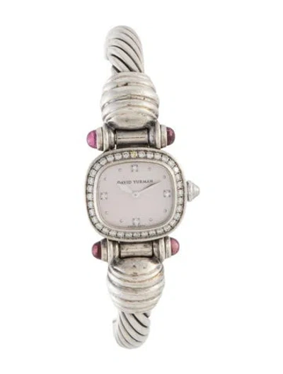 Pre-owned David Yurman Cable Watch, 21mm In Multi
