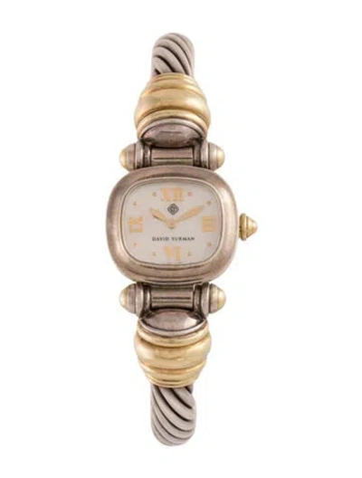 Pre-owned David Yurman Cable Watch, 21mm In Multi