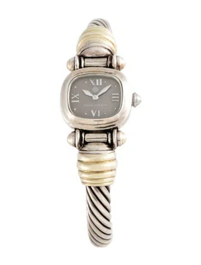 Pre-owned David Yurman Cable Watch, 21mm In Multicolor