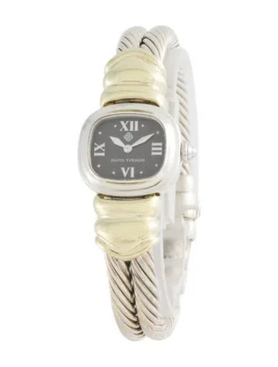 Pre-owned David Yurman Cable Watch, 21mm In Multicolor