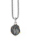David Yurman Capricorn Zodiac Amulet Enhancer In Silver