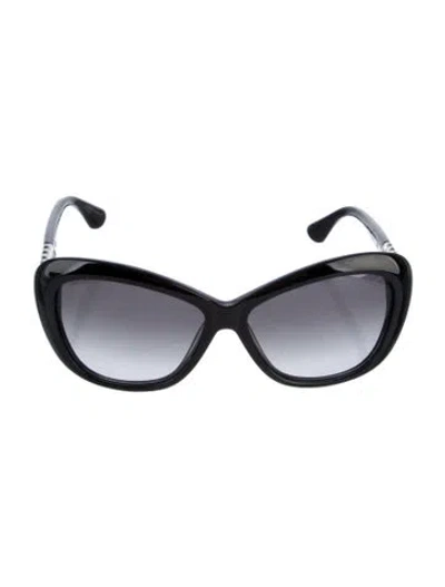 Pre-owned David Yurman Cat-eye Gradient Sunglasses In Black