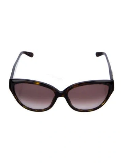 Pre-owned David Yurman Cat-eye Gradient Sunglasses In Brown