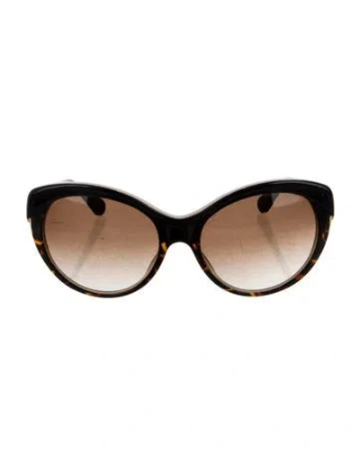 Pre-owned David Yurman Cat-eye Gradient Sunglasses In Brown