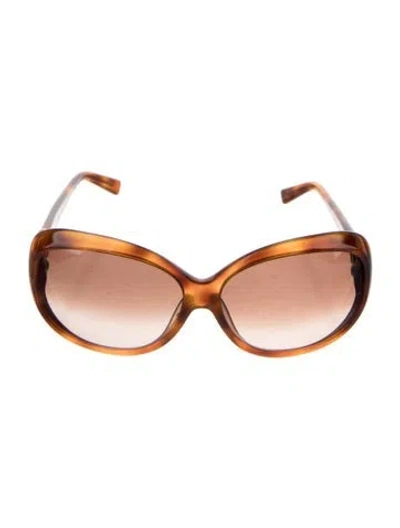 Pre-owned David Yurman Cat-eye Gradient Sunglasses In Brown