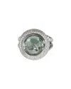 David Yurman Cerise Silver 1.50 Ct. Tw. Diamond Ring (authentic Pre-loved) In Metallic