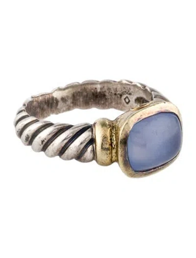 Pre-owned David Yurman Chalcedony Cocktail Ring In Multi