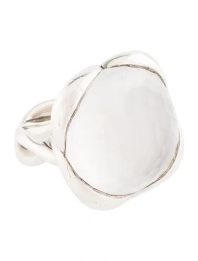 Pre-owned David Yurman Chalcedony Continuance Cocktail Ring In Multicolor