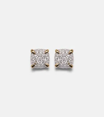 David Yurman Châtelaine 18kt Gold Earrings With Diamonds