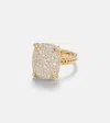 David Yurman Châtelaine 18kt Gold Ring With Diamonds In Gold