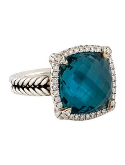 Pre-owned David Yurman Chatelaine Topaz And Diamonds In Multi