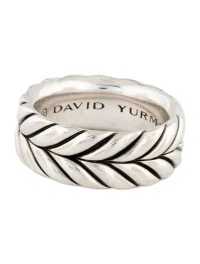 Pre-owned David Yurman Chevron Band In Multicolor
