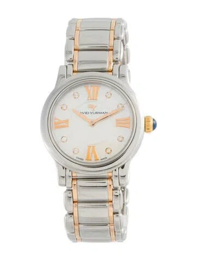Pre-owned David Yurman Classic Watch, 30mm In Multi